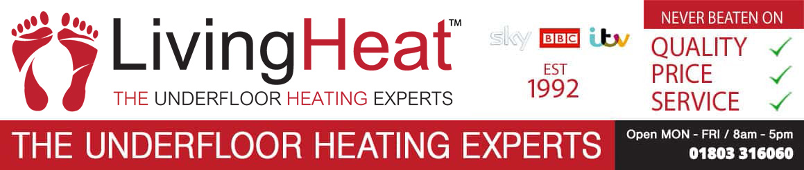 Underfloor Tile Heat Mats - Living Heat Underfloor Heating