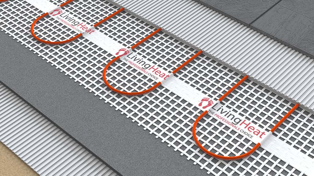 Underfloor Heating Mats 150w With Thermostat Option For Under Tile