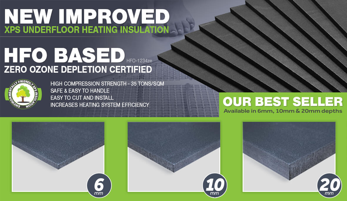 XPS Insulation Boards For Underfloor Heating
