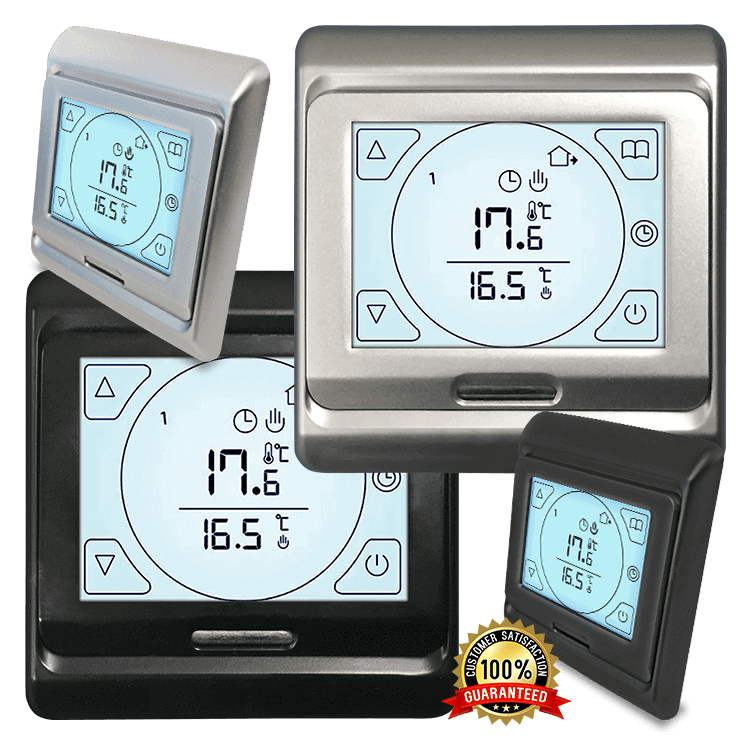 Underfloor Heating Touch Screen Thermostat With Air & Floor Probe 3