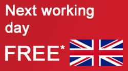 free next working day delivery