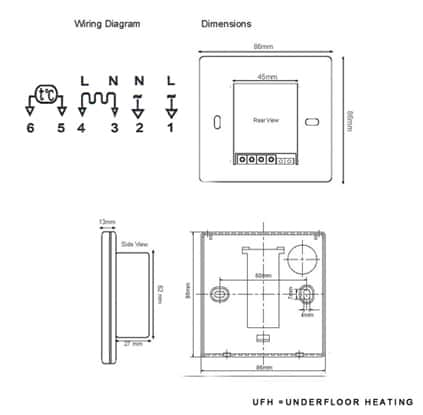 Underfloor Heating Digital Thermostat | eBay