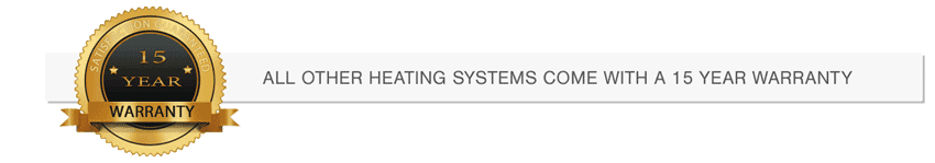 Underfloor Heating 15 year warranty Underfloor Heating 15 year warranty