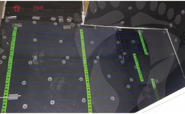 Heating Cable Spacers Used With Our Tile Backer Boards