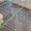 Cable Spacers used in a hallway for optimal heating