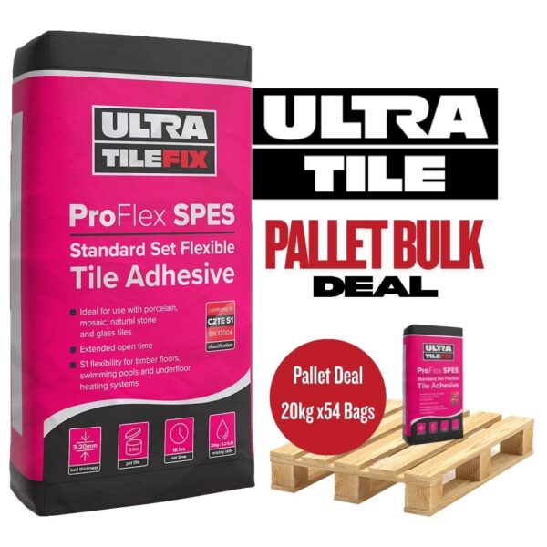 Ultra Tile Fix ProFlex SPES Standard Set Flexible S1 Adhesive 20kg