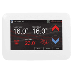 colour touch screen thermostat
