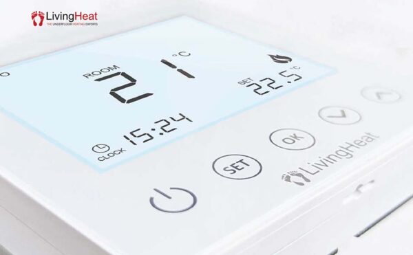 T5 Underfloor Heating Thermostat Close Up