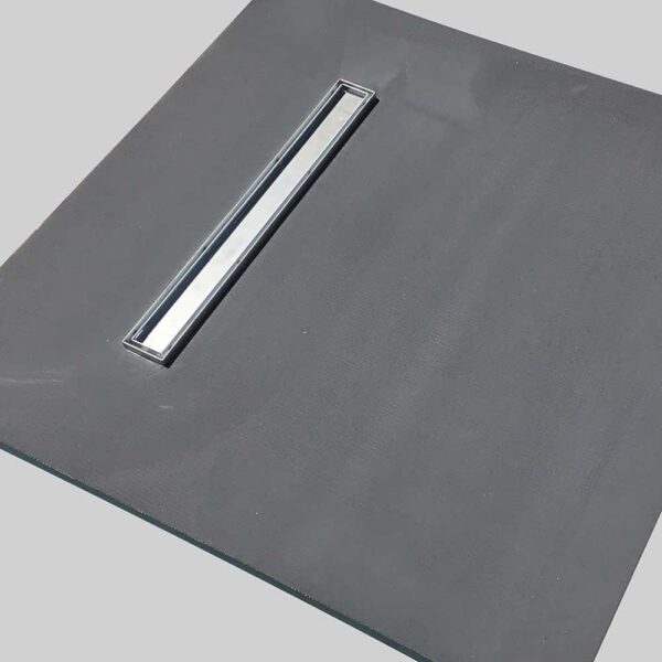 Shower Lay Wetroom Base Tray + Fast Flow Linear Drain