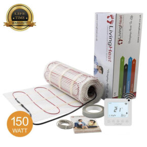 Living Heat 150 Watt Under Floor Heating Mat System