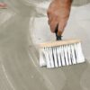Acrylic floor primer with brush