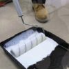 Acrylic floor primer with roller