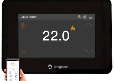 I9 Black Touch Screen Thermostat