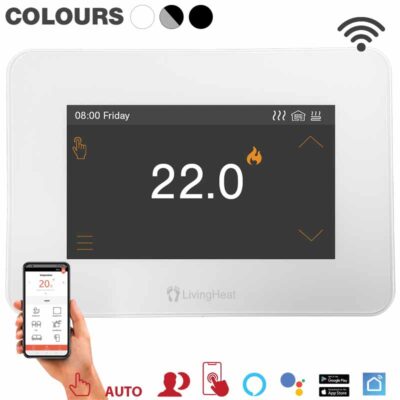 I9 White Touch Screen Thermostat