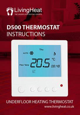Living Heat D500 Thermostat Instructions