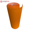 Self-adhesive decoupling mat with lug design for loose wire cables