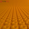 Self-adhesive decoupling mat with lug design for loose wire cables
